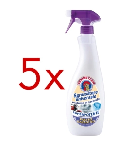 Chante Clair Sgrassatore Universale Lawenda - włoski odtłuszczacz (5 x 600 ml)
