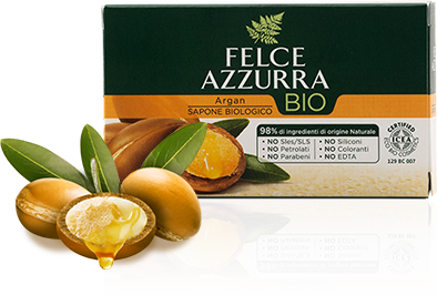 Felce Azzurra BIO Argan - mydło w kostce do rąk ( 125g)