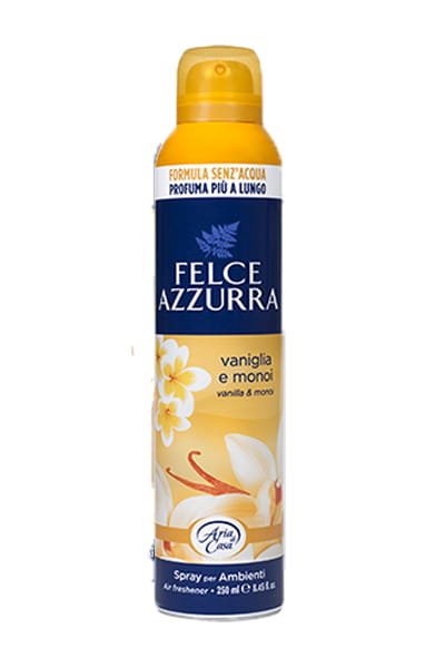 Felce Azzurra Wanilia i Monoi- odświeżacz powietrza w sprayu (250ml (Nowa odsłona)