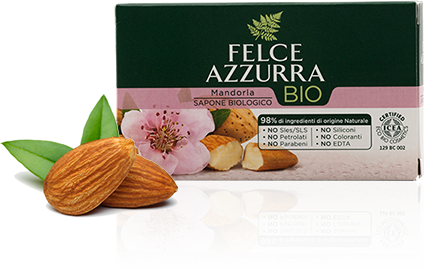 Felce Azzurra BIO Migdał- mydło w kostce do rąk (125g)