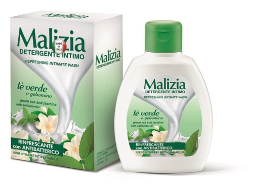 Malizia Jaśmin i zielona herbata - antybakteryjny płyn do higieny intymnej (200 ml)