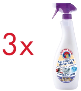 Chanteclair Sgrassatore Universale Lawenda - włoski odtłuszczacz (3 szt.)