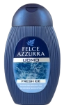 Felce Azzurra Uomo Fresh Ice - Szampon i żel pod prysznic dla mężczyzn 2w1 (250 ml)