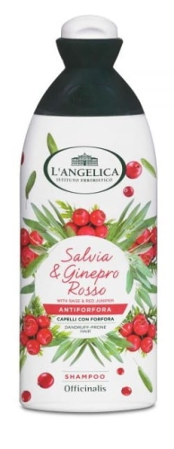 L'angelica Czerwony jałowiec i szałwia - przeciwłupieżowy szampon do włosów (250 ml)