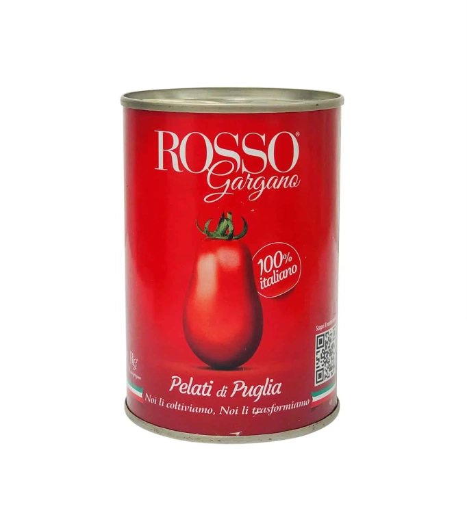 Rosso Gargano Pelati di Puglia - całe pomidory (400 g).webp