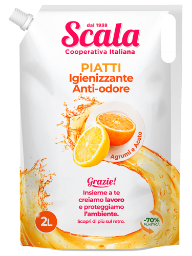 Scala Piatti Agrumi e Aceto - Płyn do naczyń cytrusy i ocet - uzupełnienie (2 L).png