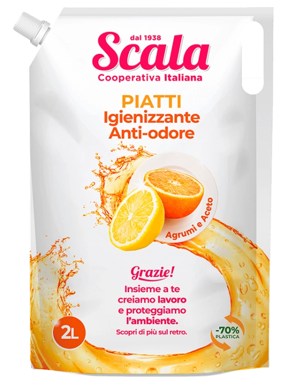 Scala Piatti Agrumi e Aceto - Płyn do naczyń cytrusy i ocet - uzupełnienie (2 L).png