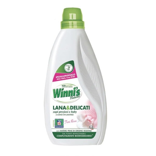 Winni's Lana e Delicati - hipoalergiczny płyn do prania kaszmiru, jedwabiu i wełny (750 ml - 15 p.).jpg