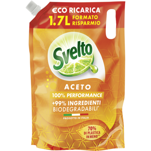Svelto Aceto - Płyn do mycia naczyń Cytryna i Ocet - zapas (1,7 L).png