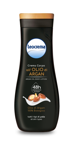 Leocrema - arganowy balsam do ciała z kwasami omega 3, wit. E i A (400 ml)