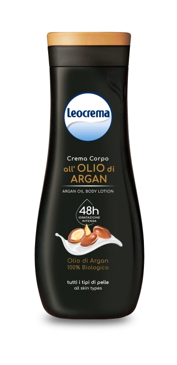 Leocrema - arganowy balsam do ciała z kwasami omega 3, wit. E i A (400 ml)