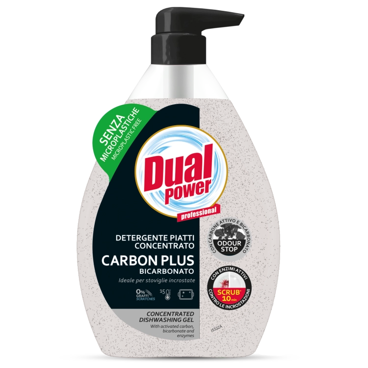 Dual Power Carbon Plus Bicarbonato - Aktywny węgiel Koncentrat do mycia naczyń (1L).png