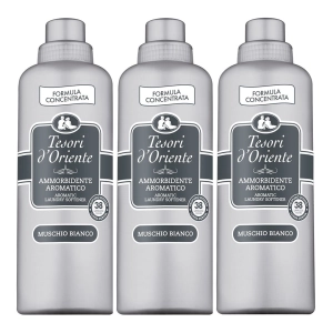 Zestaw Tesori d'Oriente Białe Piżmo - płyn do płukania ubrań (3 x 760 ml - 114 p.)