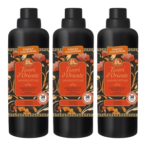 Zestaw Tesori d'Oriente Olej Tsubaki i piwonia - płyn do płukania ubrań (3 x 760 ml - 114 p.)