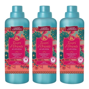 Zestaw Tesori d'Oriente Ayurveda - Płyn do płukania ubrań (3 x 760 ml - 114 p.)
