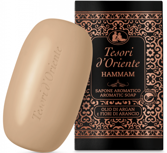 Tesori d'Oriente Hammam - Mydło w kostce w kartoniku (125 g).png