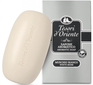 Tesori d'Oriente Muschio Bianco - Mydło w kostce Białe piżmo (125 gr)
