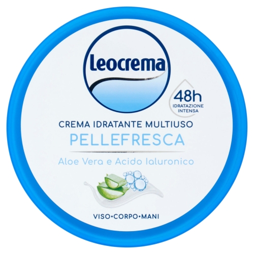 Leocrema Pellefresca - nawilżający i zmiękczający krem do skóry z aloesem i kwasem hialuronowym (150 ml) .jpg