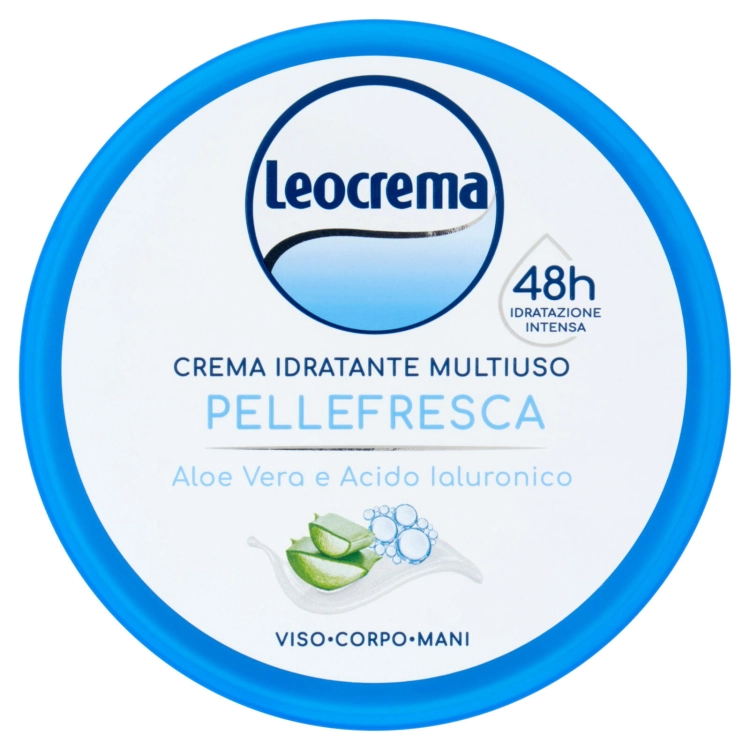 Leocrema Pellefresca - nawilżający i zmiękczający krem do skóry z aloesem i kwasem hialuronowym (150 ml) .jpg