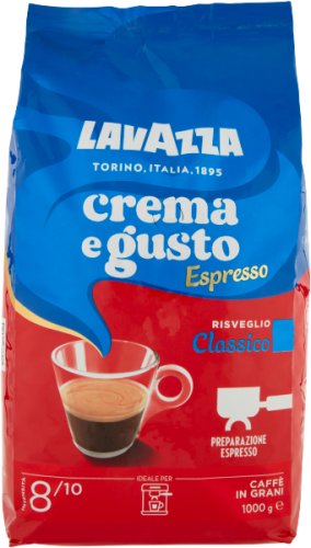 Lavazza Crema e Gusto Classico - Kawa ziarnista (1 kg)
