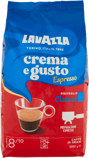 Lavazza Crema e Gusto Classico - Kawa ziarnista (1 kg)