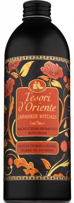 Płyn do kąpieli Tesori d'Oriente - Olej Tsubaki i Piwonia (500 ml)
