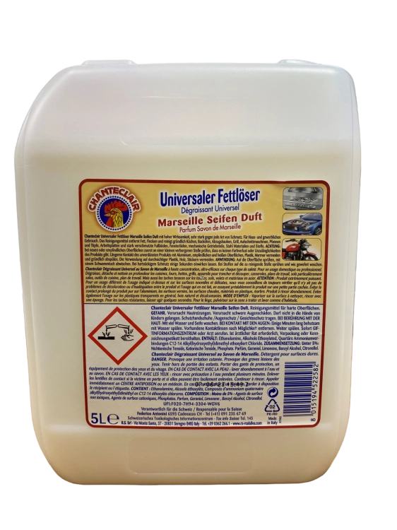 Chanteclair Sgrassatore Universale Marsiglia - odtłuszczacz Mydło Marsylskie kanister (5 L).png