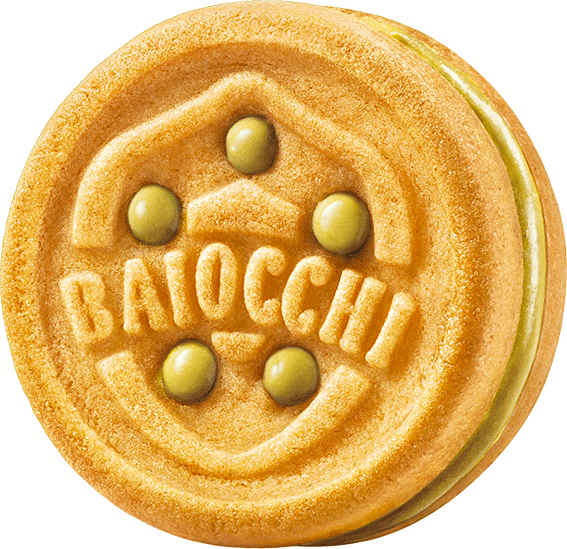 Mulino Bianco Baiocchi Pistacchio - ciastka z nadzieniem pistacjowym (240 g)