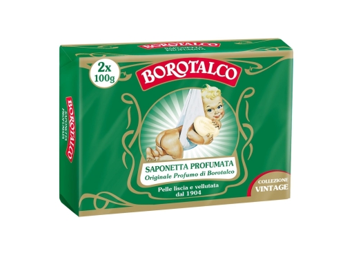 Borotalco Saponetta - mydło w kostce (2 x 100 g)