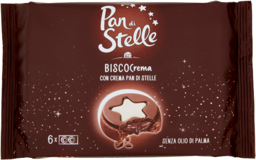 Pan di Stelle Biscocrema - ciasteczka z płynnym środkiem (168 g)