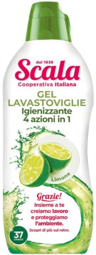 Scala Gel Lavastoviglie 4w1 Limone - żel do zmywarki (750 ml)