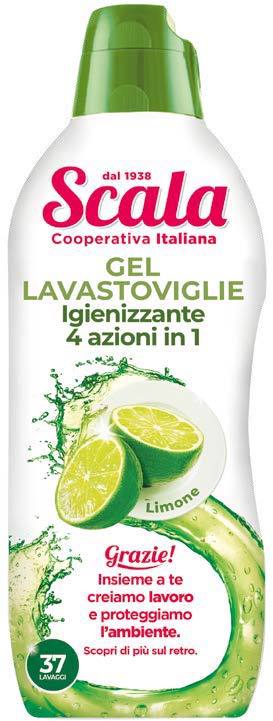 Scala Gel Lavastoviglie 4w1 Limone - żel do zmywarki (750 ml)