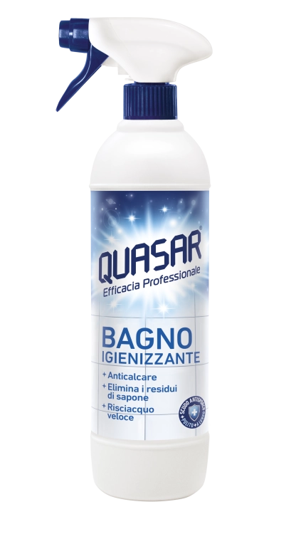 Quasar Bagno - Odkamieniający płyn do czyszczenia łazienek w sprayu (580 ml)