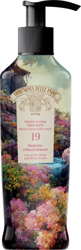 COMPAGNIA DELLE INDIE MUGHETTO MUSCHIO BIANCO 19 - krem do ciała Konwalia i Białe Piżmo (250 ml)