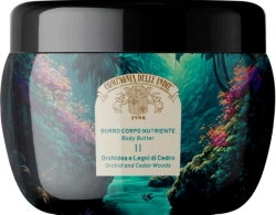 COMPAGNIA DELLE INDIE BURRO CORPO ORCHIDEA LEGNI CEDRO 11 - masło do ciała Orchidea i Drzewo Cedrowe (250 ml)
