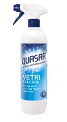 Quasar Vetri con Alcool - profesjonalny płyn do mycia szyb w sprayu (580 ml)