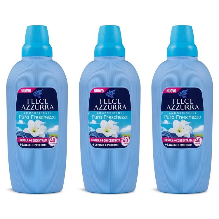 Zestaw Felce Azzurra - Płyn do płukania Czysta świeżość (3 x 2L)