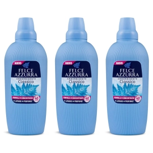 Zestaw Felce Azzurra Classico - Płyn do płukania (3 x 2L)