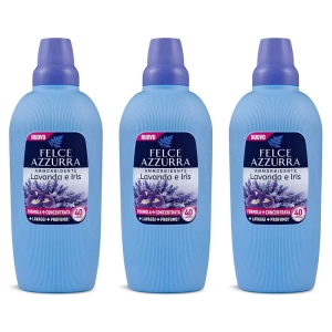 Zestaw Felce Azzurra - Płyn do płukania Lawenda i Irys (3 x 2L)