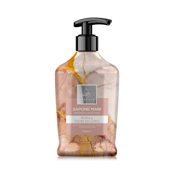 VENEZIA MANI MARNI ROSA&FIORI DI LOTO - mydło do rąk kwiat róży i lotosu (500 ml)