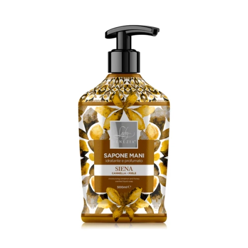 VENEZIA SAPONE MANI CERAMICHE SIENA CANNELLA&MIELE - mydło w płynie cynamon i miód (500 ml)