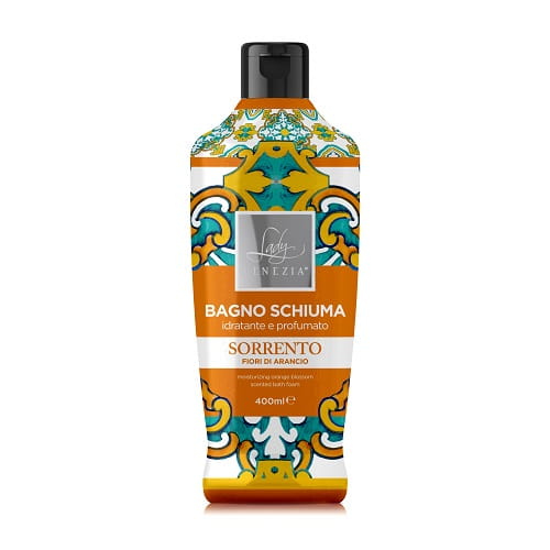 VENAZIA BAGNOSCHIUMA CERAMICHE SORRENTO FIORI DI ARANCIA - płyn do kąpieli kwiat pomarańczy (400 ml)