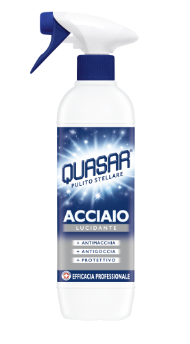 Quasar Acciaio - profesjonalny płyn do czyszczenia metali w sprayu (580 ml)