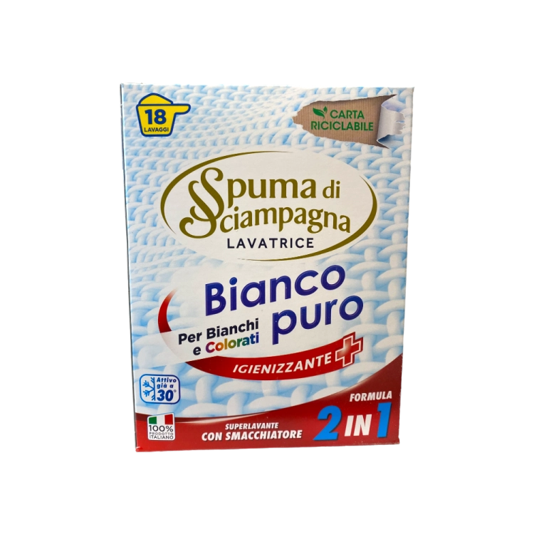 Spuma di Sciampagna Bianco Puro - Proszek do prania Bianco Puro (1kg - 18p)