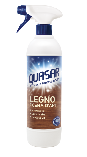 Quasar Legno - profesjonalny płyn do czyszczenia powierzchni drewnianych i parkietów (580 ml)