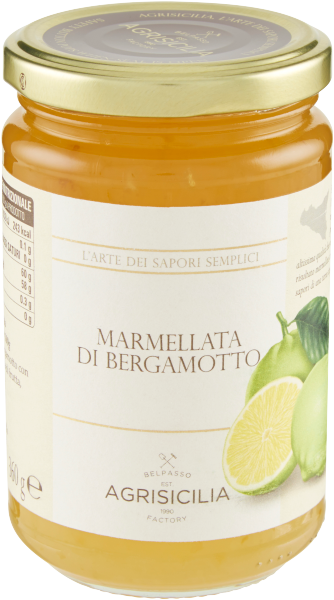 Agrisicilia Konfitura z pomarańczy bergamotki (360 g)