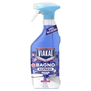 Viakal Bagno Express Fiori Eleganti Odkamieniacz - płyn do mycia łazienki w sprayu (470 ml)