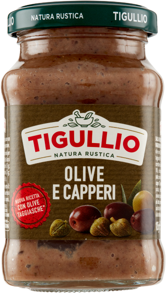 TIGULLIO pesto z oliwkami i kaparami (185g)
