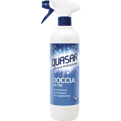 Quasar Vetri Doccia - płyn do mycia szyb łazienkowych w sprayu (580 ml)