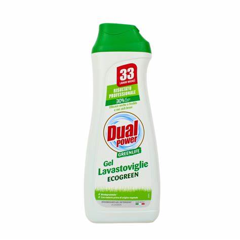 Dual Power GreenLife - ekologiczny żel do mycia naczyń w zmywarce (660 ml - 33 cykle)